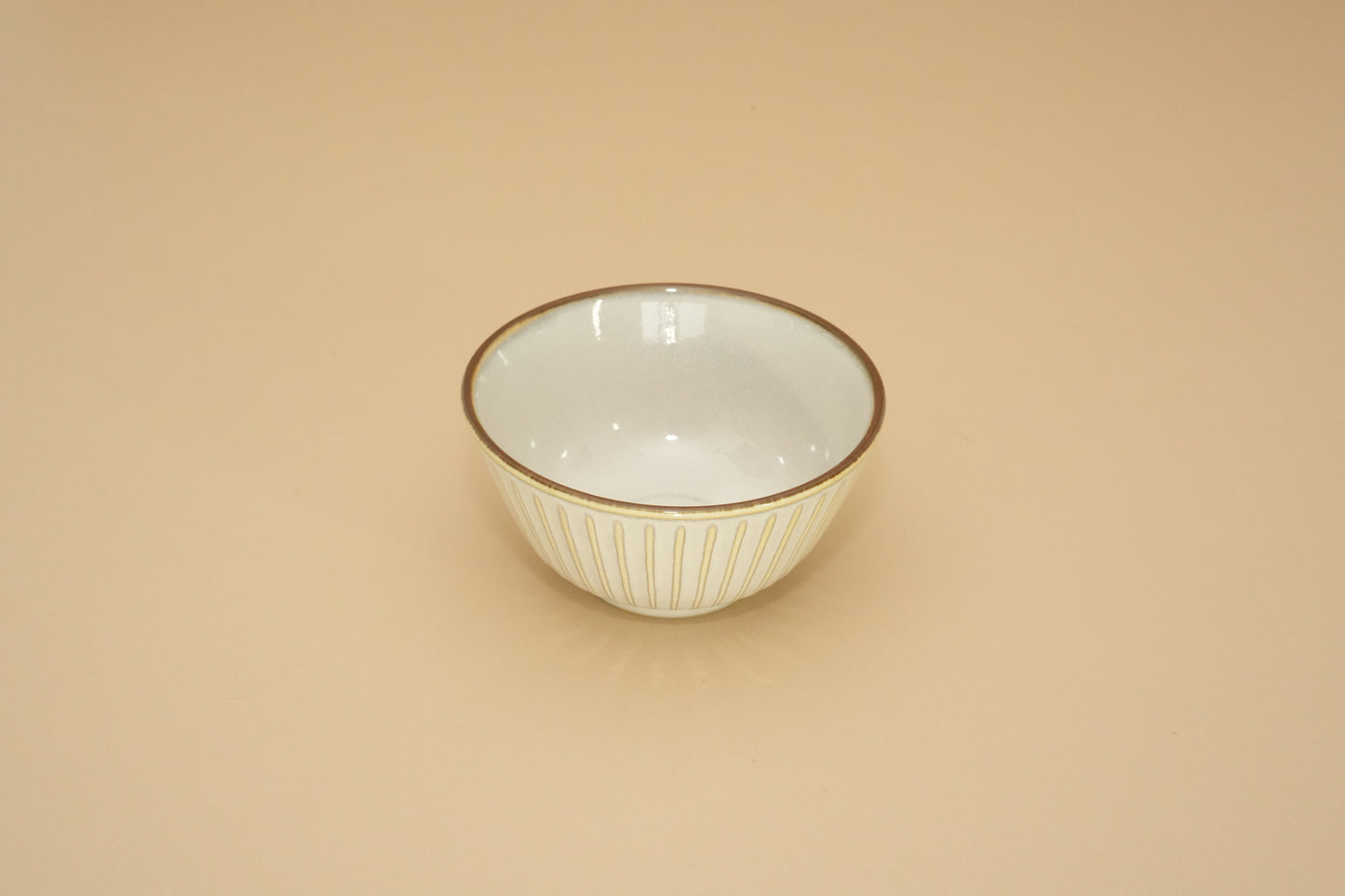 Yohen SENDAN | White Round-Shaped Rice Bowl (S)