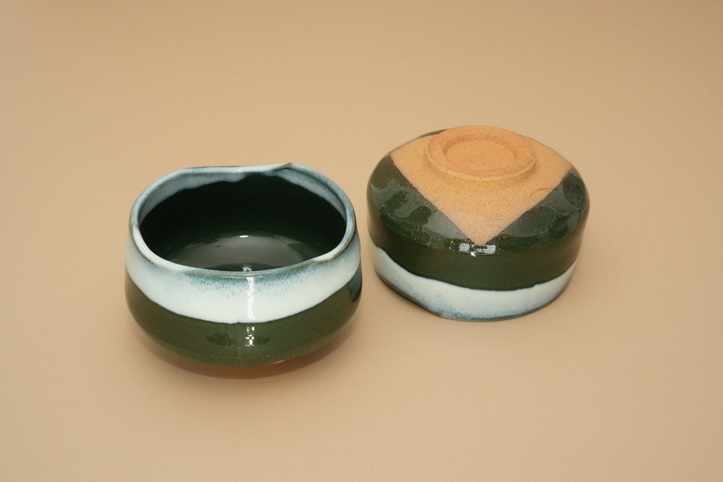 Kakuni | Blue and Green Traditional Matcha Bowl