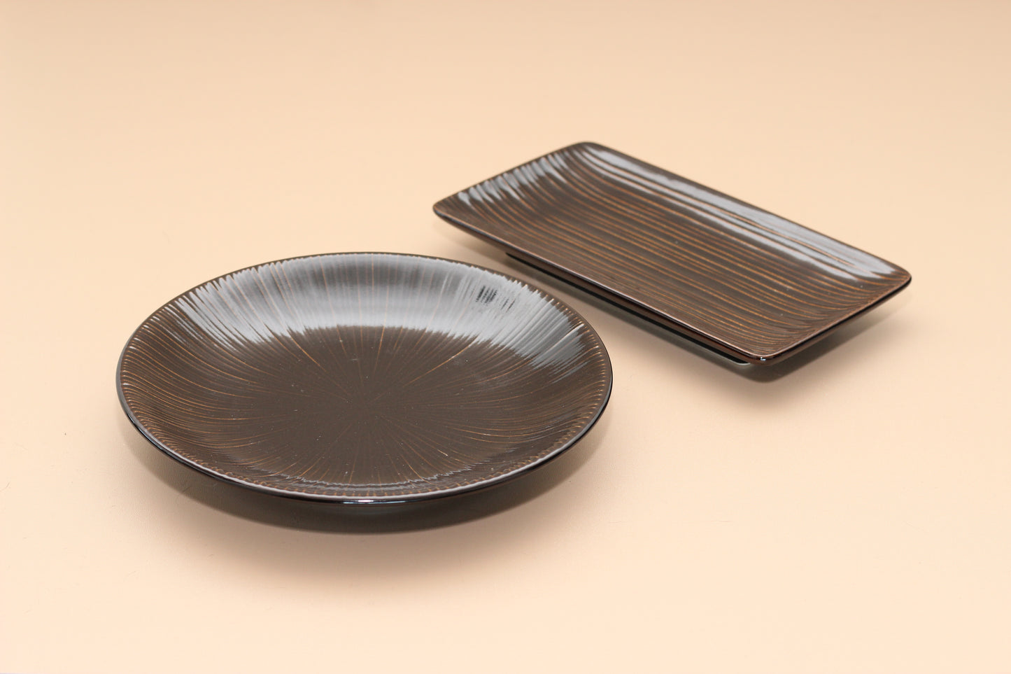 Showa Seito | Negoro | KURO-TENMOKU Skewer Plate