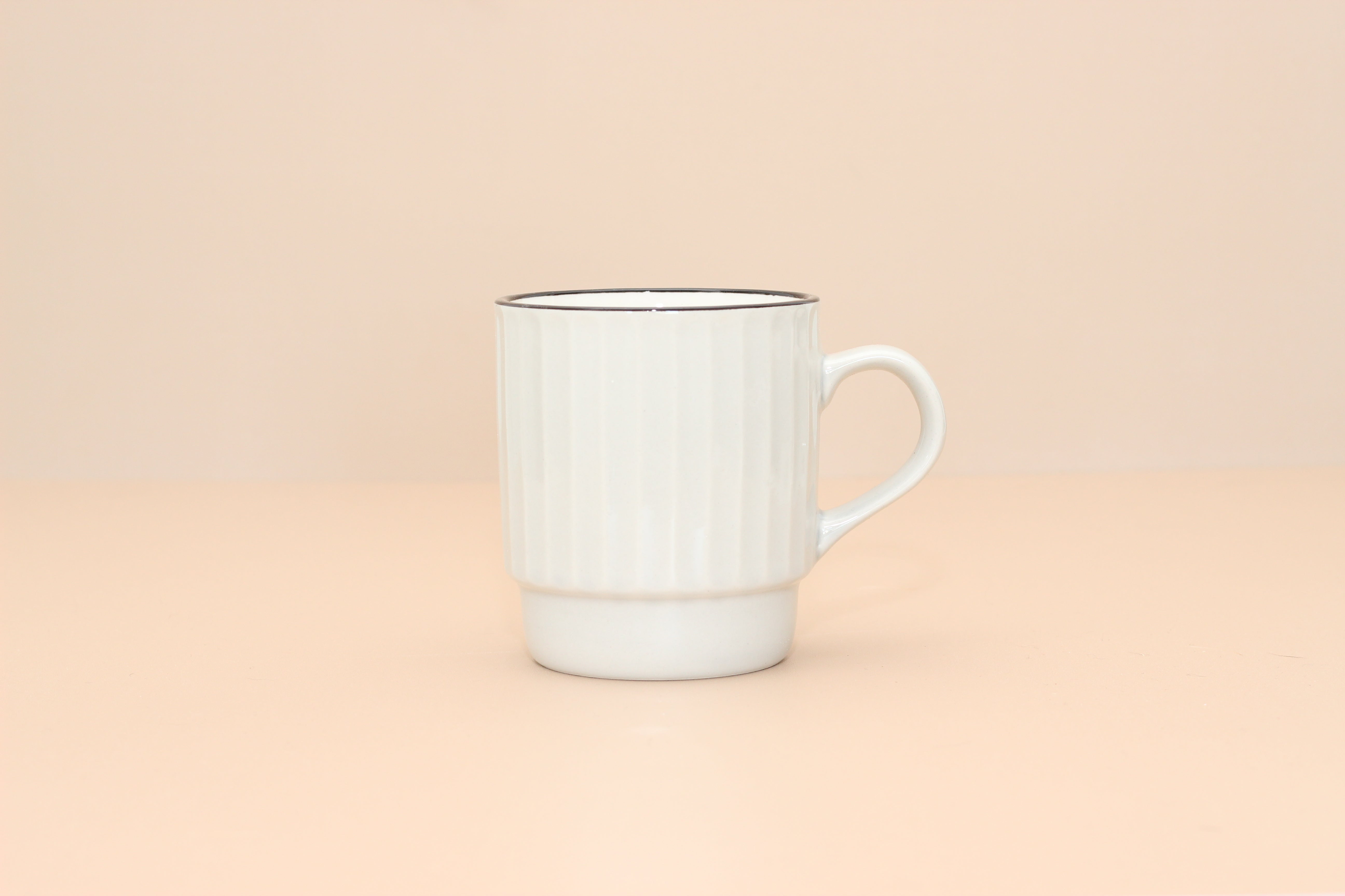 TOUGA | Stacking White Coffee & Tea Cup