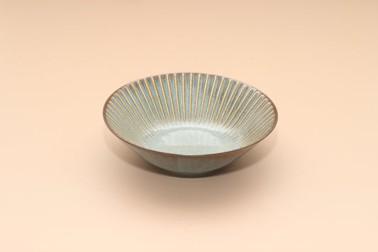 Yohen SENDAN | Pearl Flat-Edge Rice Bowl