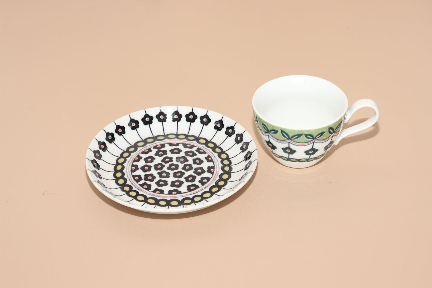 Table Talk Presents | Floral Pattern Japanese Ceramic Afternoon Tea Set (a set of 10)